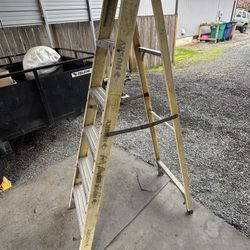Husky 6’ fiberglass A frame step ladder