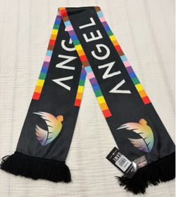 NEW Angel City Football Club Rainbow Scarf