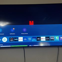 Samsung Super Smart 60” Plus Sound Bar And Bass