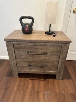 2 rustic night stand