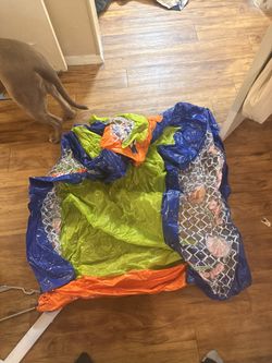 Air blow up basketball hoop