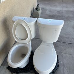 Glacier Bay Power Flush Elongated Toilet X2