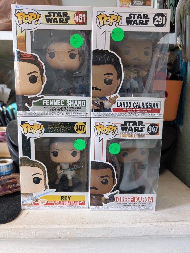 Star Wars Funko Pops - Lot Of 4