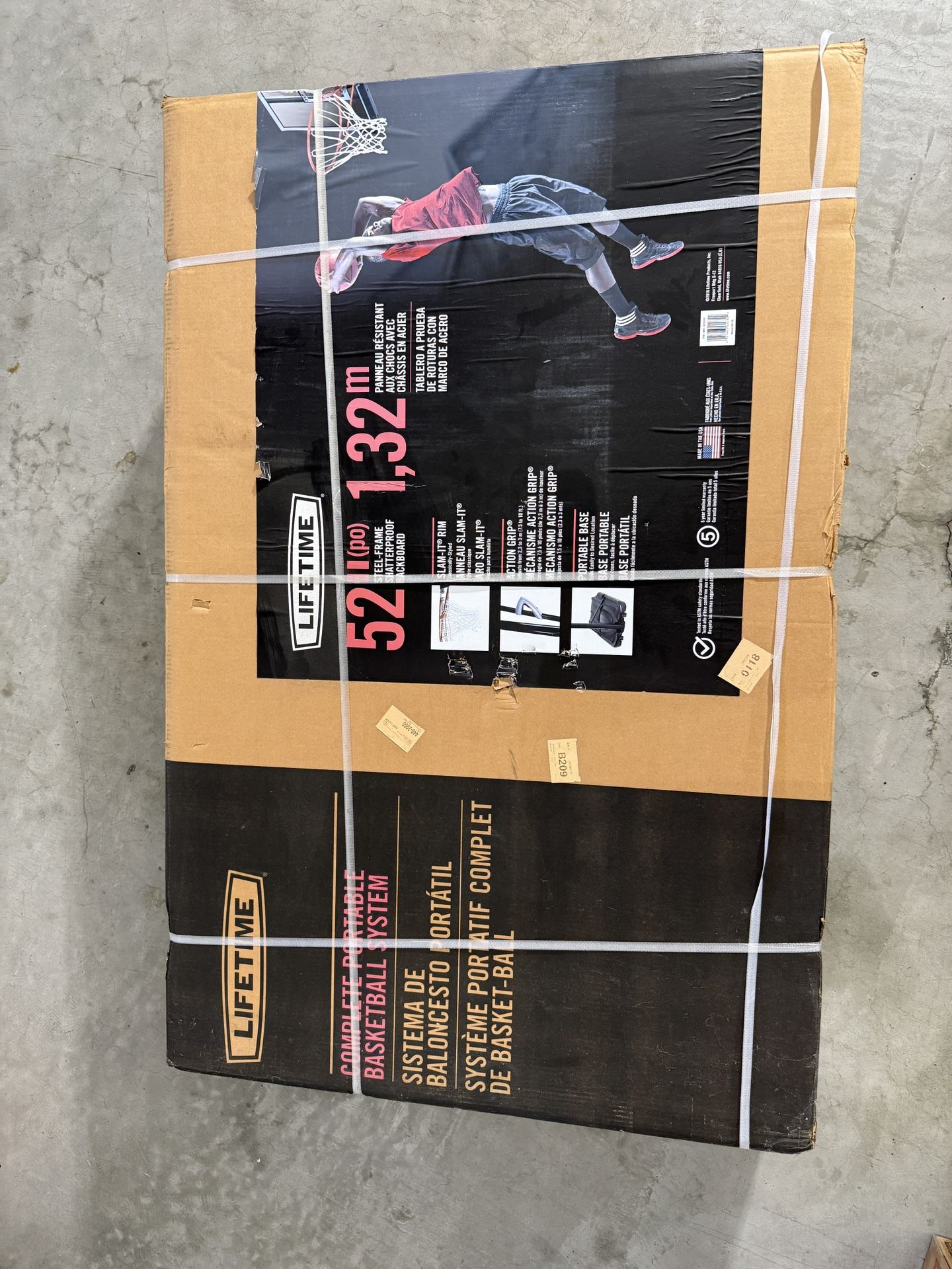 Lifetime 52” Basketball Hoop—Brand New