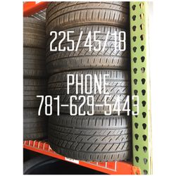 Used Tire For Sale 225/45/18 $250 All Four installed