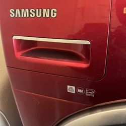 Samsung VRT WASHER AND DRYER RED 