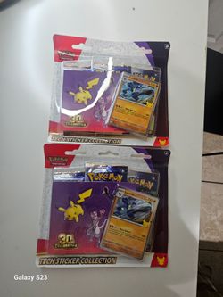 POKEMON 30TH CELEBRATION TECH STICKERS