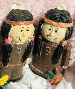 Eddie Walker Midwest of Cannon Falls Thanksgiving Native American Indian Couple 