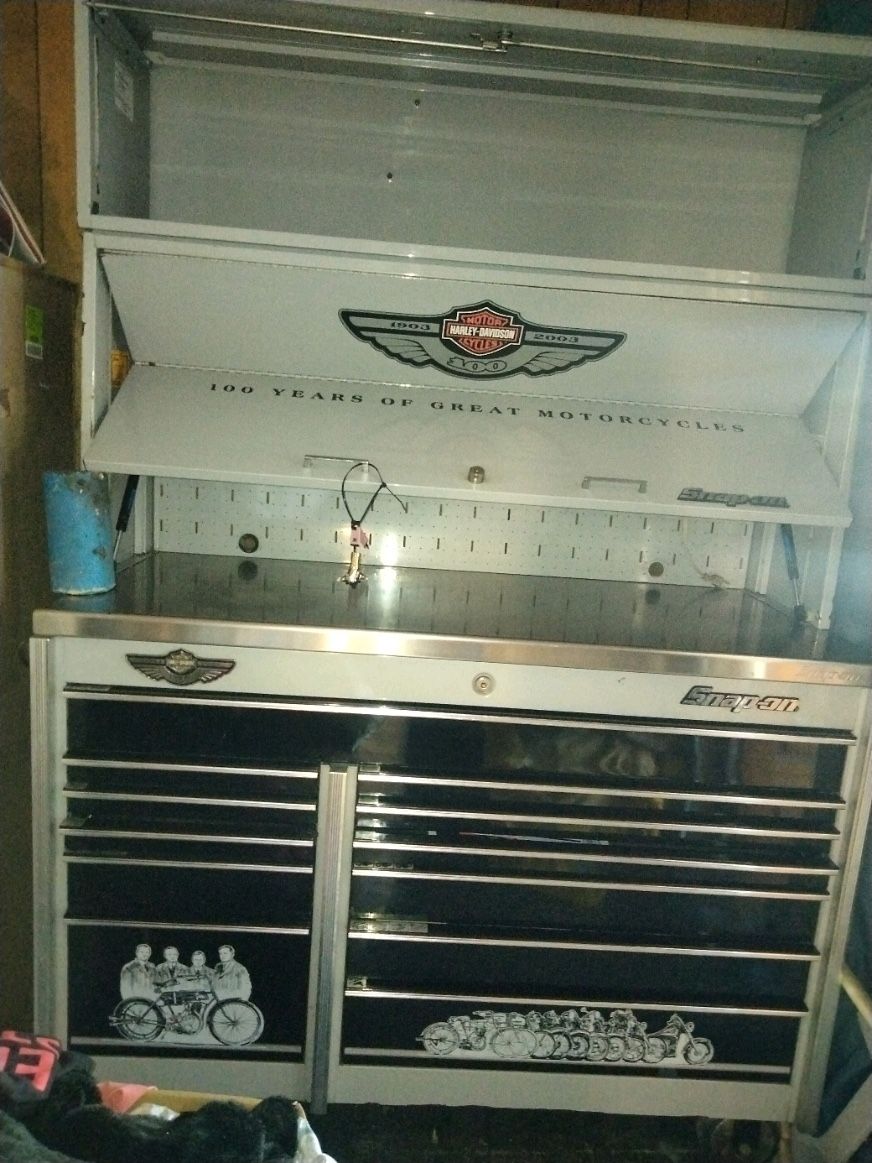 Vintage Harley Davidson Tool Box