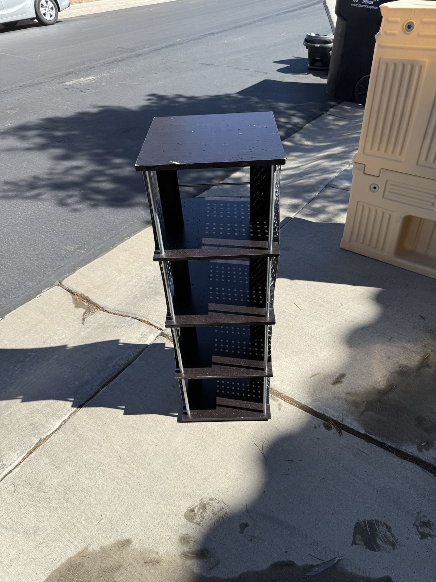 4 Shelf Revolving DVD or Media Storage Rack