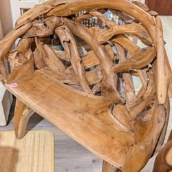 Rustic Teakwood Bench