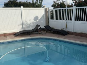 Lounge Chairs And Table