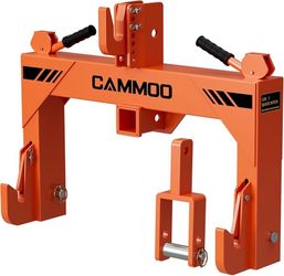 3-Point Quick Hitch with 2" Receiver＆Extra Versatile Adapter, Adaptation to Category 1, No Bushing Required, 3000LBS Lift Capacity, 5 Level Adjustable