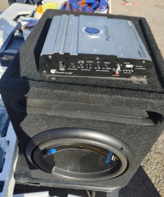 Amplifier 1800 & Subwoofer 12"
