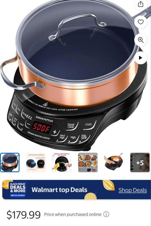 New Nuweve Cook Top With Remote