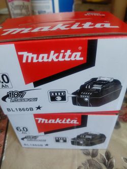 MAKITA Battery: LXT®, 6 Ah, Battery Included, Tabbed, 18V DC