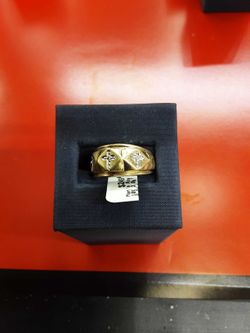 Yellow Gold 10k (.417) 3 grams Size 8.5