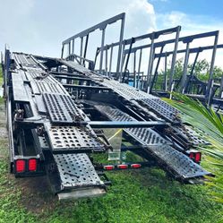 50801A3   7 CARS TRAILER AMERICAN TRAILER 