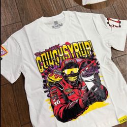 Awful Lot Of Cough Syrup Racing Tee Size M