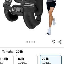 Wolliwa 20lb Weighted Vest for Men and Women