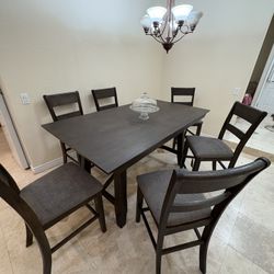 Brown Dinning Room Table  