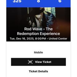 Rod Wave Concert Tickets Chicago