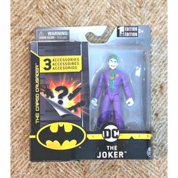 DC Comics The Caped Crusader The Joker 4-Inch Action Figure 1st Edition