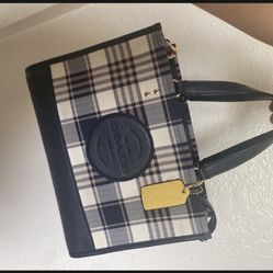 Coach Dempsey Tote Carryall MIDNIGHT BLUE