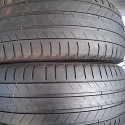2 Used Tires 235/55r19 Michelin 🤑 Free Installation ‼️ 