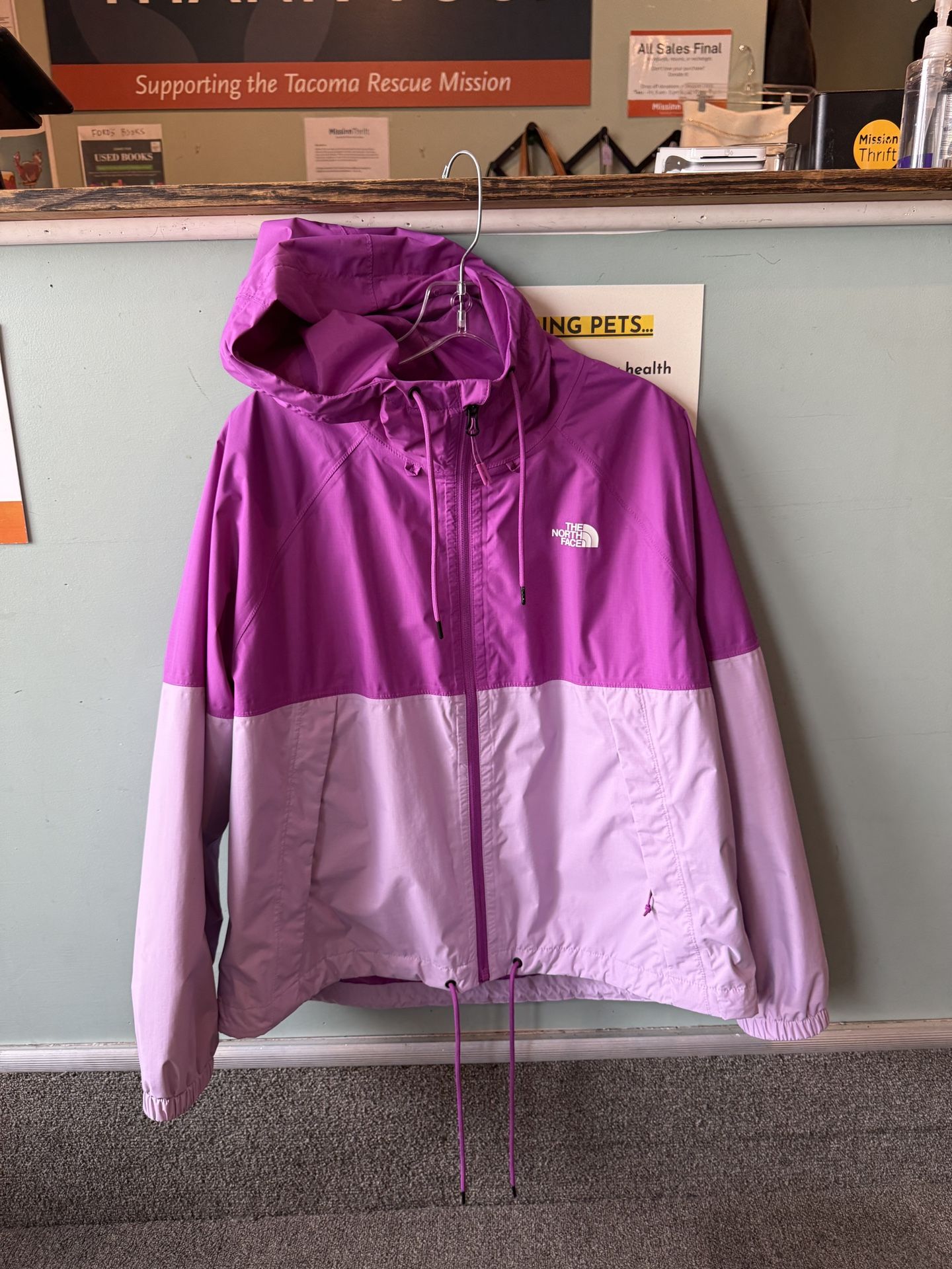 The North Face Women's Antora Hooded Rain Jacket Size XL
