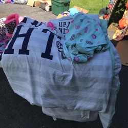 Reversible Twin Comforter And Sheet Set Hardly Used