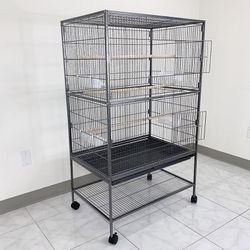 Brand New $100 Large 52” Bird Cage for Parakeet Parrot Cockatiel Canary Finch Lovebird, Size 31x19x52” 