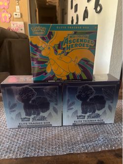 Ascended heroes ETB & Silver Tempest ETB