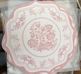 Pink Floral cardboard Placemats