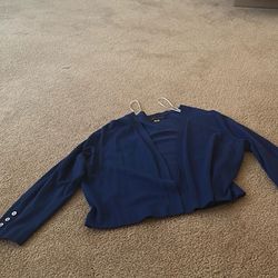 Navy Blue Cardigan