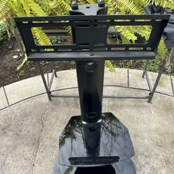 Tv Stand With Glass Shelves
