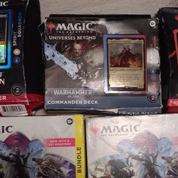 MAGIC...THE GATHERING..UNIVERSES BEYOND WARHAMMER 40.000 COMMANDER DECK /1 MARCH OF THE MACHINE 