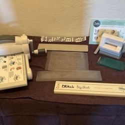Sizzix Big Shot, Sizzix Sidekick and Accessories 
