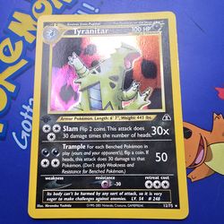 tyranitar neo discovery 1st ed
