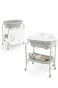 2 in 1 Baby Changing Table with Bathtub