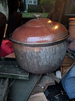 Copper plated coldron