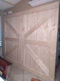 Custom barn doors!