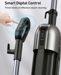Steam Mop,Aspiron 1100W Electric Spin Scrub Steam Mop,Handle Control 3 Steam Modes Steam Cleaner,110℃/ 230℉ Steam,410ml Water Tank,LED Light,Steamer f Thumbnail