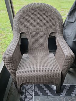 Two patio chairs