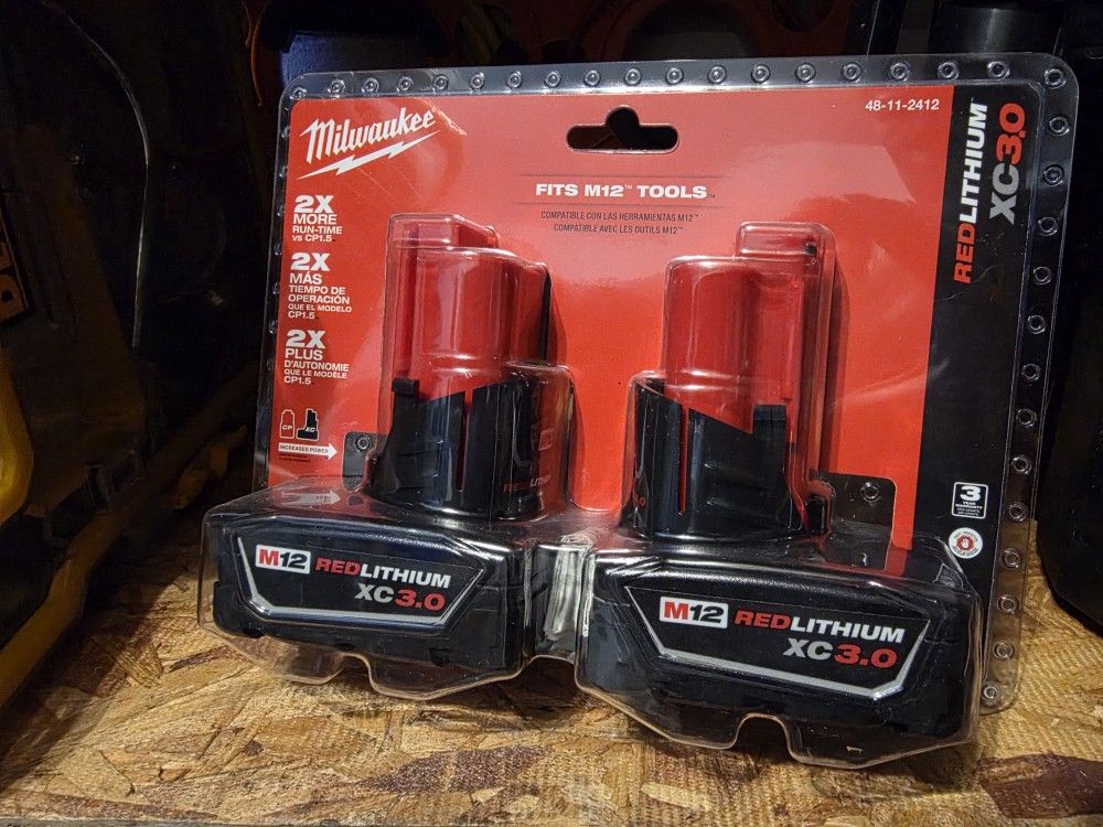 Milwaukee M12 XC 3.0 2 Pack