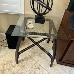 3 Piece Glass Table 