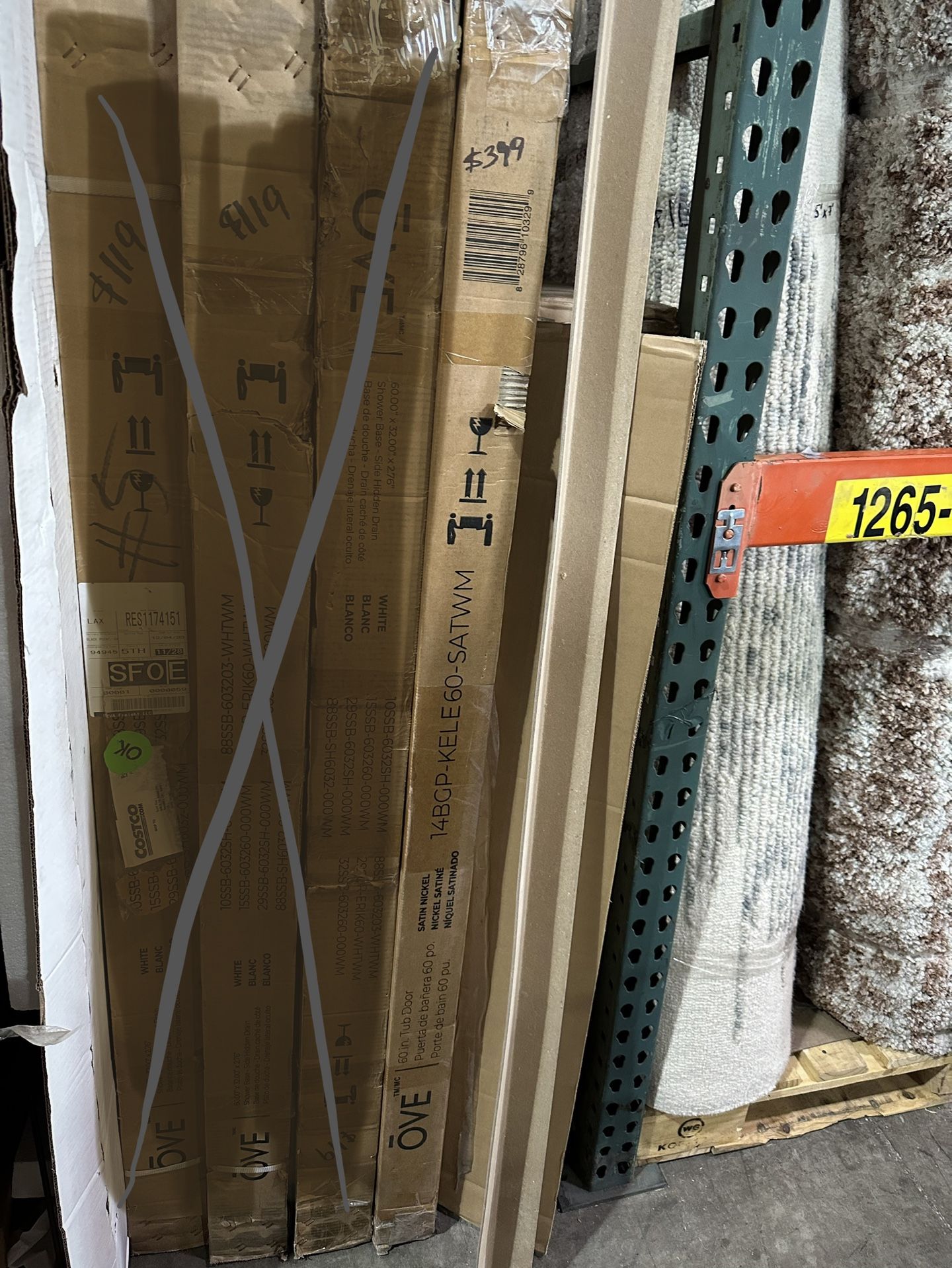 OVE Decors Kelsey 60" Tub Door