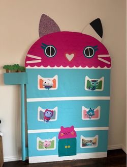Gabby's Dollhouse Large Handmade Backdrop