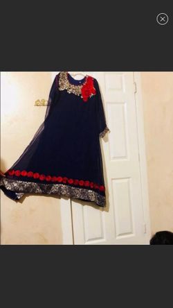 New 3 piece maxi party dress large size