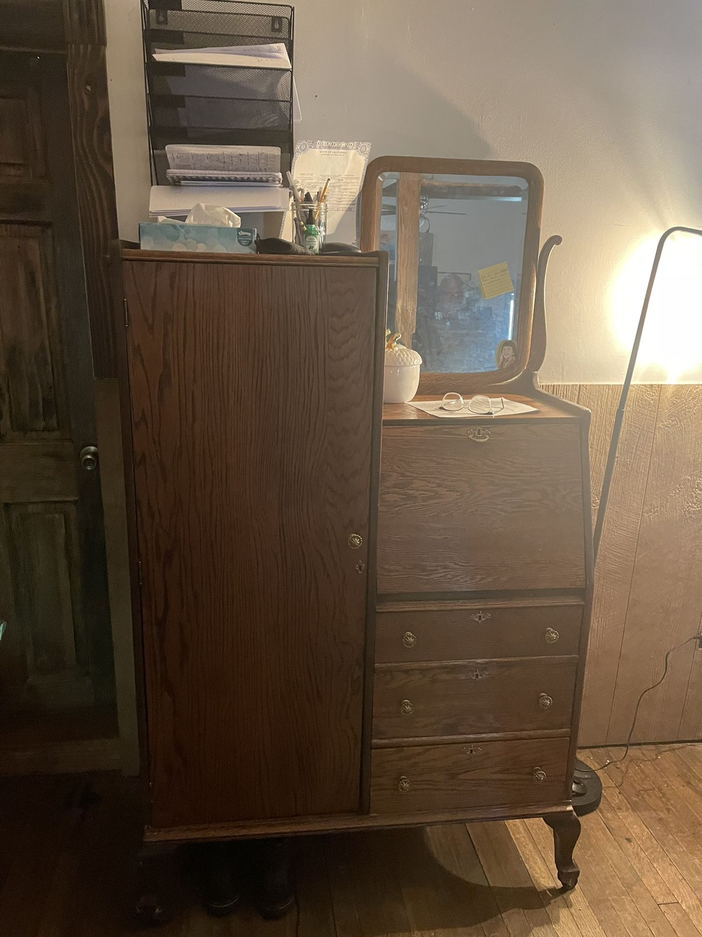 Antique Secretary Desk 